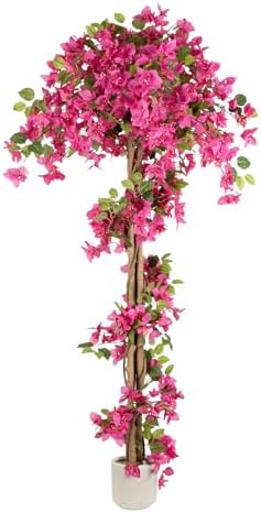 Romantic Season 6FT Artificial Bougainvillea Tree with Pot