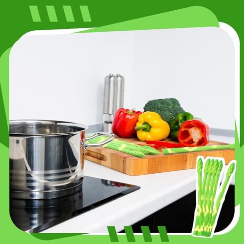 16 Pcs Realistic Artificial Asparagus Decor Set
