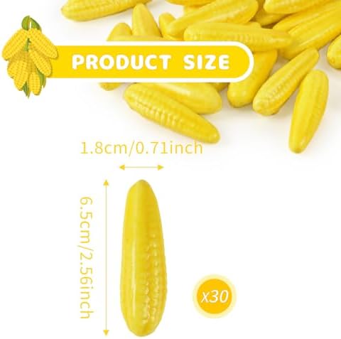 30PCS Mini Artificial Corn for Home Party Decoration