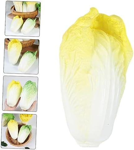Lifelike Chinese Cabbage Artificial Decor for Kitchen Display