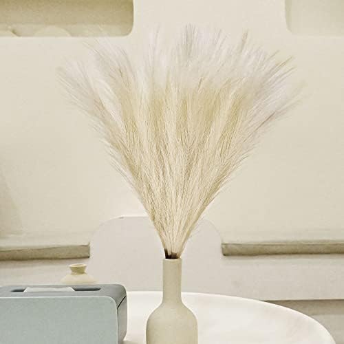 6PCS Faux Pampas Grass Arrangement Beige