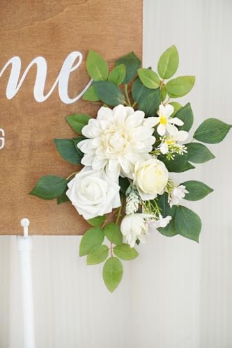 Piklado Wedding Welcome Sign Flower Garland Set