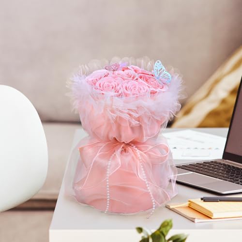 Artificial Soap Flowers Bouquet Preserved Roses for Romantic Gifts