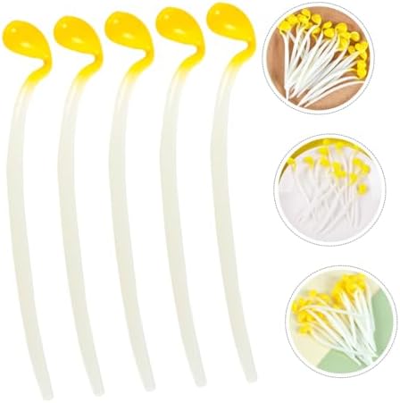 Garneck 12pcs Lifelike Artificial Bean Sprout Models for Preschool Education and Photography