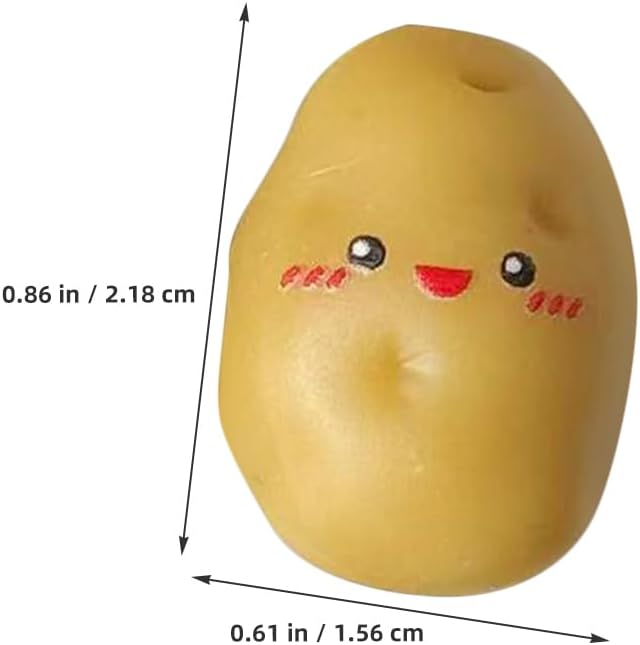 30pcs Mini Resin Potato Decor for Graduates and Crafts