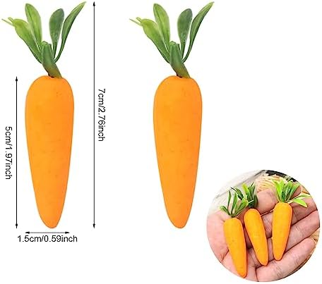 Honbay 24PCS Artificial Carrot Decorations
