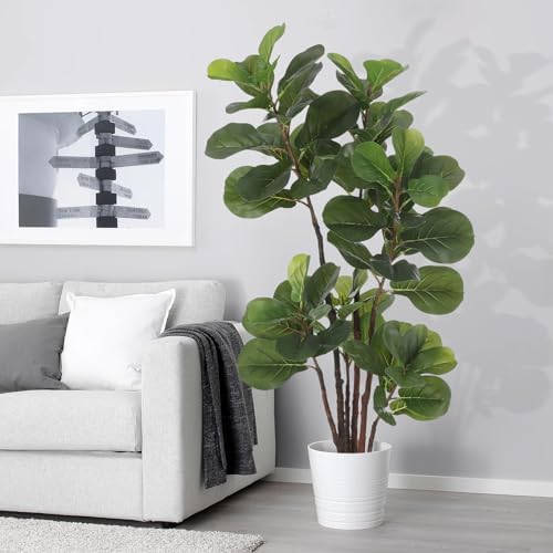 GAOMON Artificial Fiddle Leaf Fig Tree 4 Ft with 72 Leaves