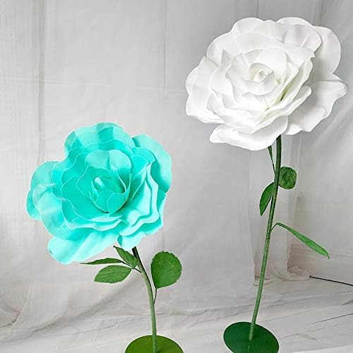 MountRuby Artificial Roses Gray 40cm Set