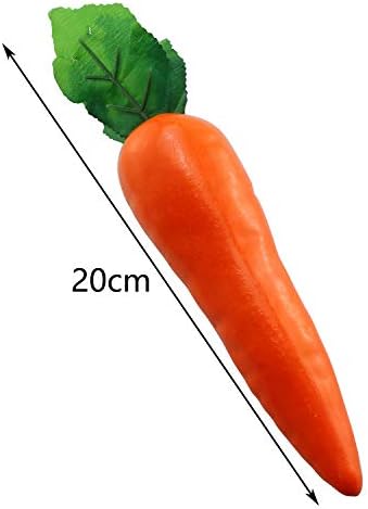 Tegg Artificial Carrot 3PCS Realistic Home Decoration