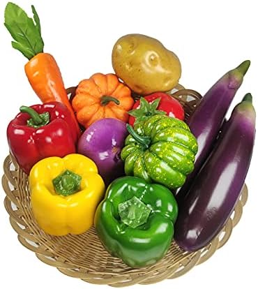 Lorigun 11 Pcs Artificial Vegetables Decoration Set