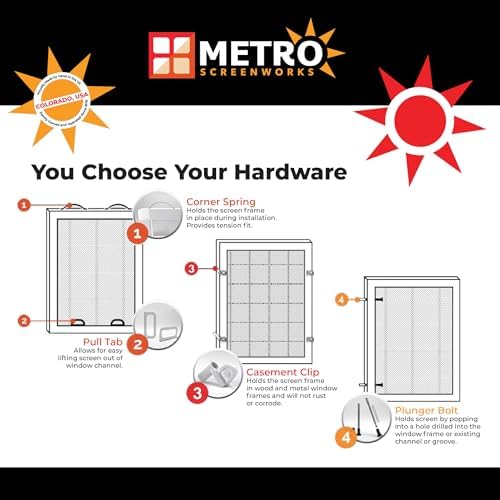 Metro Screenworks Draft Blocker - Custom Size Vinyl Window Screen