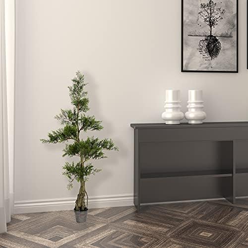Vickerman Artificial Cedar Tree 4ft Tall Indoor Decor