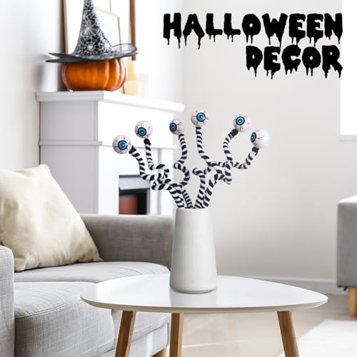 6 Pcs 15 Inch Halloween Eyeball Branches Decor