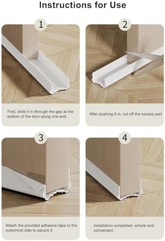Valcatch Door Draft Stopper Adjustable Weather Stripping