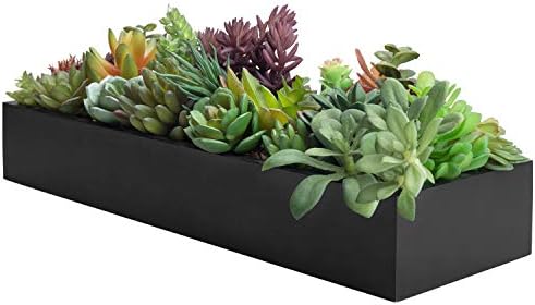 MyGift Artificial Succulent Centerpiece 1575 Inch