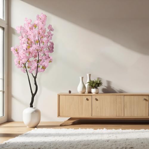 Realistic Pink Cherry Blossom Artificial Tree 65ft