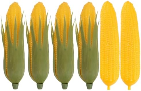 Happyyami 6Pcs Simulation Corn Artificial Vegetable Decor