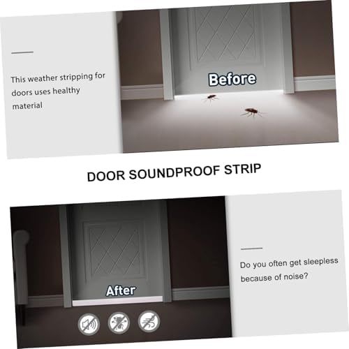 ORFOFE Door Bottom Seal Strip Soundproof Weatherproof Draft Stopper