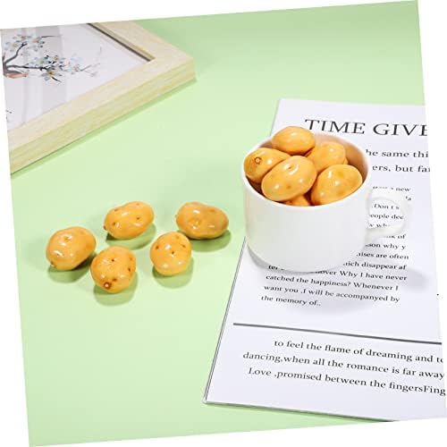 PRETYZOOM 20pc Mini Artificial Potato Decor Set