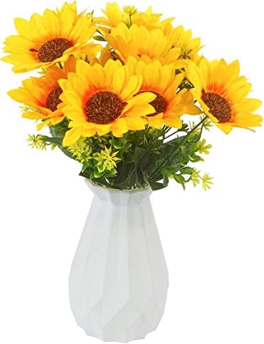 LOKIPA 2 Bunches Artificial Sunflower Bouquet