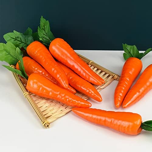 Lorigun 5 Pcs Artificial Carrots Home Kitchen Decor