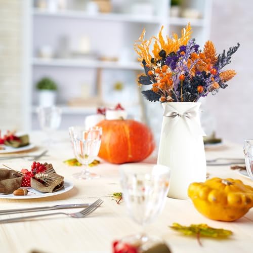 DULRLLY 10pcs Mini Dried Flower Bouquet Bulk