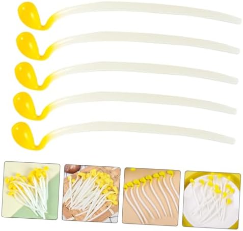 Garneck 12pcs Lifelike Artificial Bean Sprout Models for Preschool Education and Photography