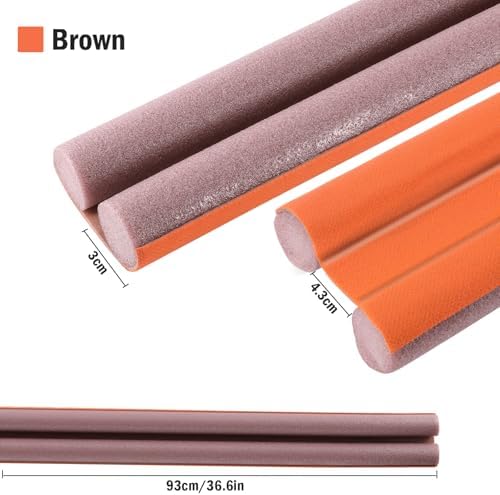 Black Door Draft Blocker 36 Inch Insulation Seal
