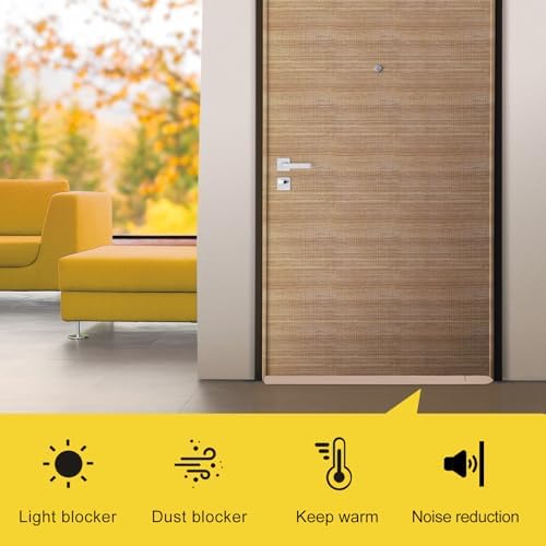 Fowong Door Draft Stopper Adjustable 30-36 Beige