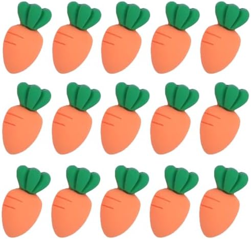 50Pcs Mini Resin Carrots for Easter Decor