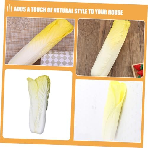 MAGICLULU Realistic Fake Chinese Cabbage Artificial Vegetable Decor