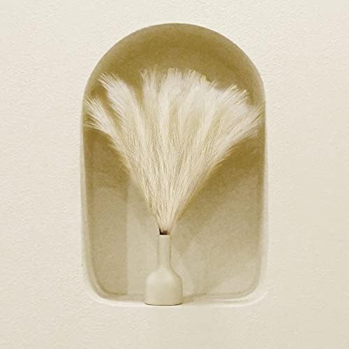 6PCS Faux Pampas Grass Arrangement Beige