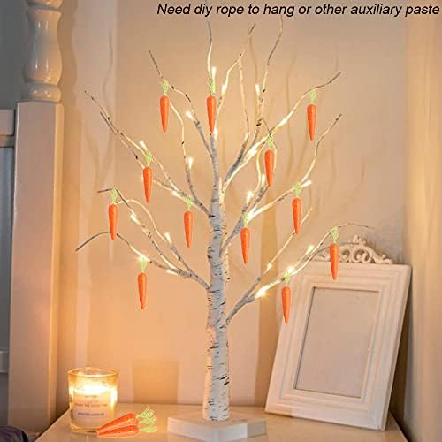 30 Pcs Artificial Mini Carrots for Decoration and Crafts