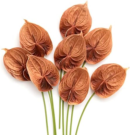 Lings Moment Artificial Anthurium Flowers 8pcs
