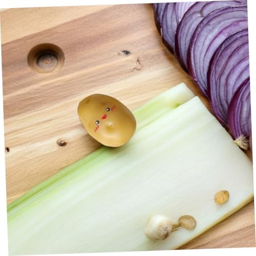 PRETYZOOM 36pcs Mini Artificial Potatoes for Decor and Photography