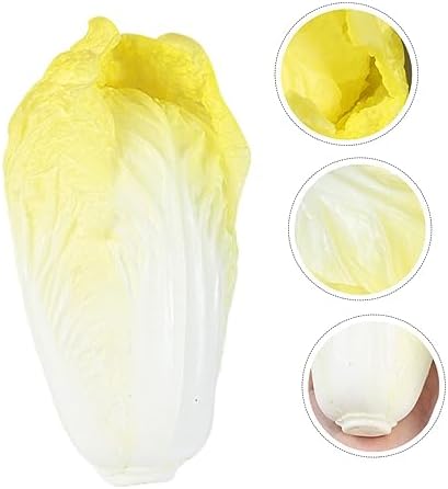 Lifelike Fake Cabbage Artificial Vegetable Decor for Home and Kitchen