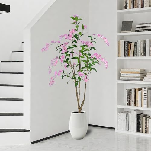 Artificial Jasmine Tree 6ft Black Pot Fake Plants