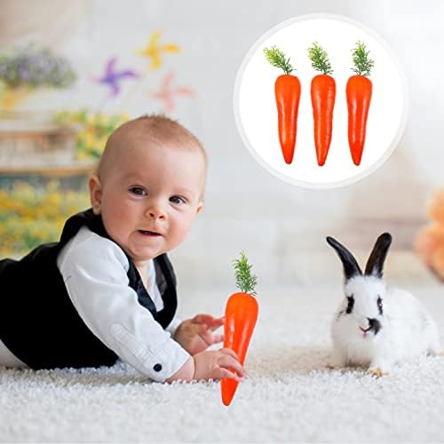 Jojofuny 3pcs Lifelike Artificial Easter Carrots