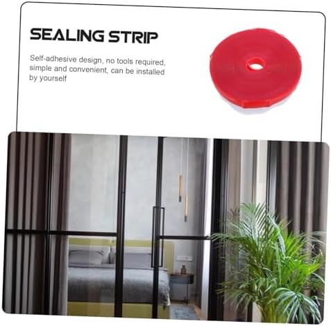 Homoyoyo Door Sealing Strip Soundproof Draft Stopper Wide Thick Self Adhesive