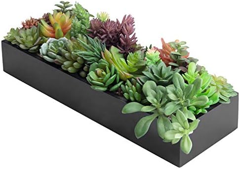 MyGift Artificial Succulent Centerpiece 1575 Inch