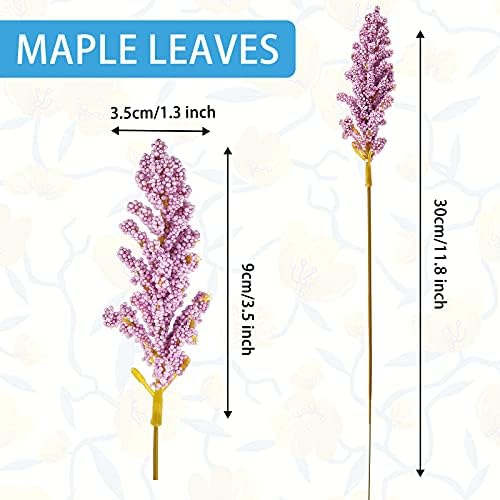 WILLBOND 24 Pcs Artificial Vanilla Flowers Pastel Foam Bouquet Decor