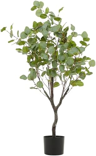 Deco 79 Faux Foliage Eucalyptus Artificial Tree 27x27x41 Green