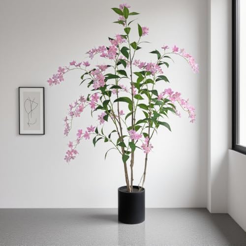 Artificial Jasmine Tree 6ft Black Pot Fake Plants