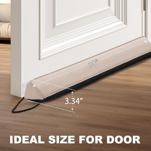 UUYUUY Door Draft Stopper Triangular Weighted Gap Filler