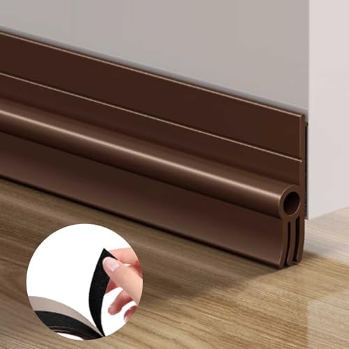 Under Door Draft Stopper with Adhesive 39 Inch Length 15 Inch Width