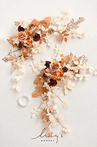 Lings Moment 2PCS Artificial Floral Swags Centerpieces