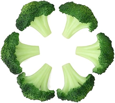 Lifelike Fake Broccoli Slices for Kitchen and Home Decor