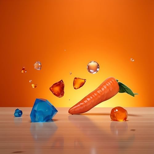 Orange Artificial Carrot Home Decor Reusable Plastic Carrot