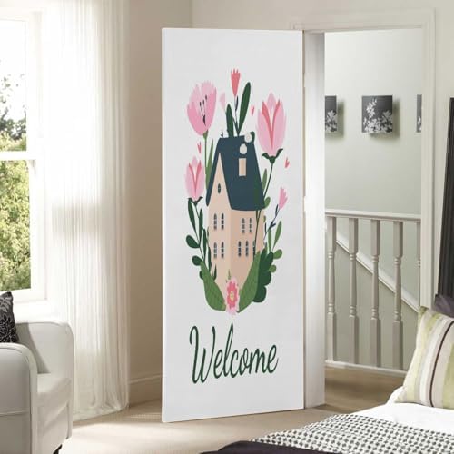 Susiyo Halloween Door Cover 32x79 In Stretch Fabric