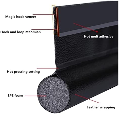 Jinghong Bilateral Door Draft Stopper Orange